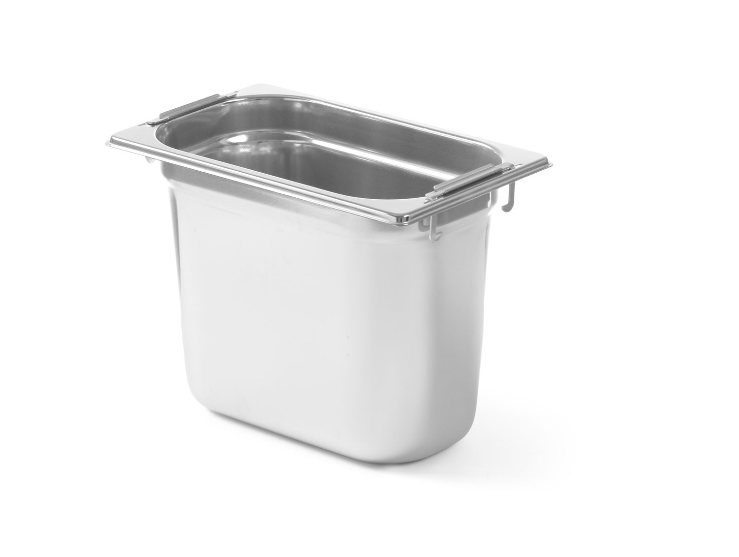 1/4 GN mahuti sissetõmmatavate käepidemetega, HENDI, Profi Line, GN 1/4, 5,5L, (H)200mm