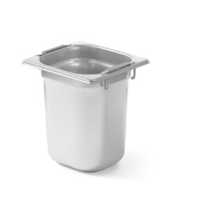 GN 1/6 mahuti sissetõmmatavate käepidemetega, HENDI, Profi Line, GN 1/6, 3,4L, (H)200mm
