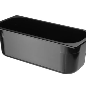 Polükarbonaadist jäätise küvett, HENDI, 5L, Must, 360x165x(H)120mm