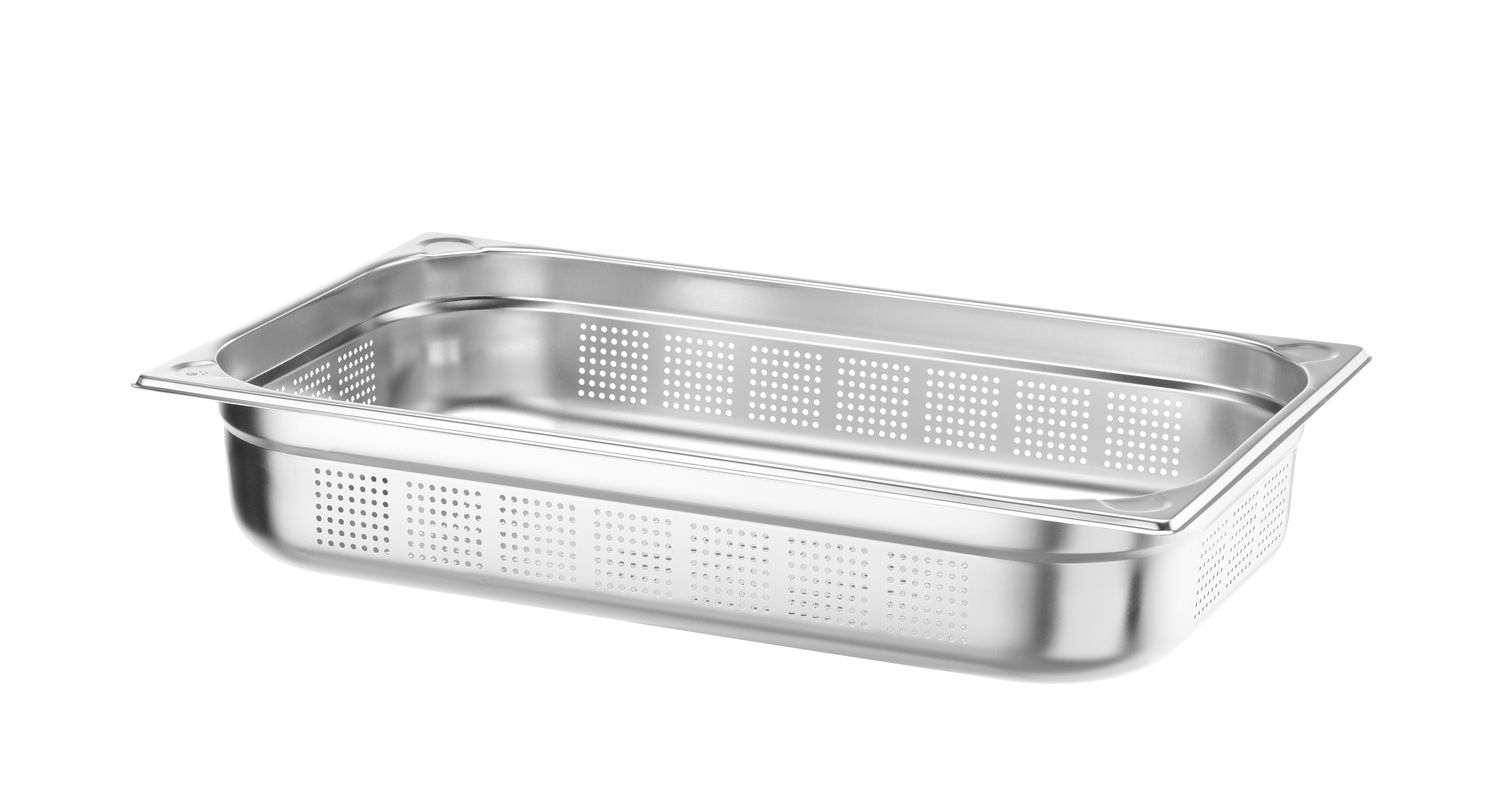 Konteiner GN 1/1 perforeeritud, HENDI, Kitchen Line, GN 1/1, 14L, (H)100mm