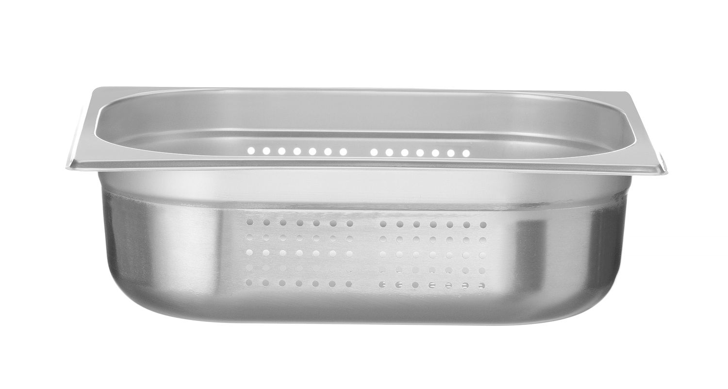 Konteiner GN 1/2 perforeeritud, HENDI, Kitchen Line, GN 1/2, 6,5L, (H)100mm
