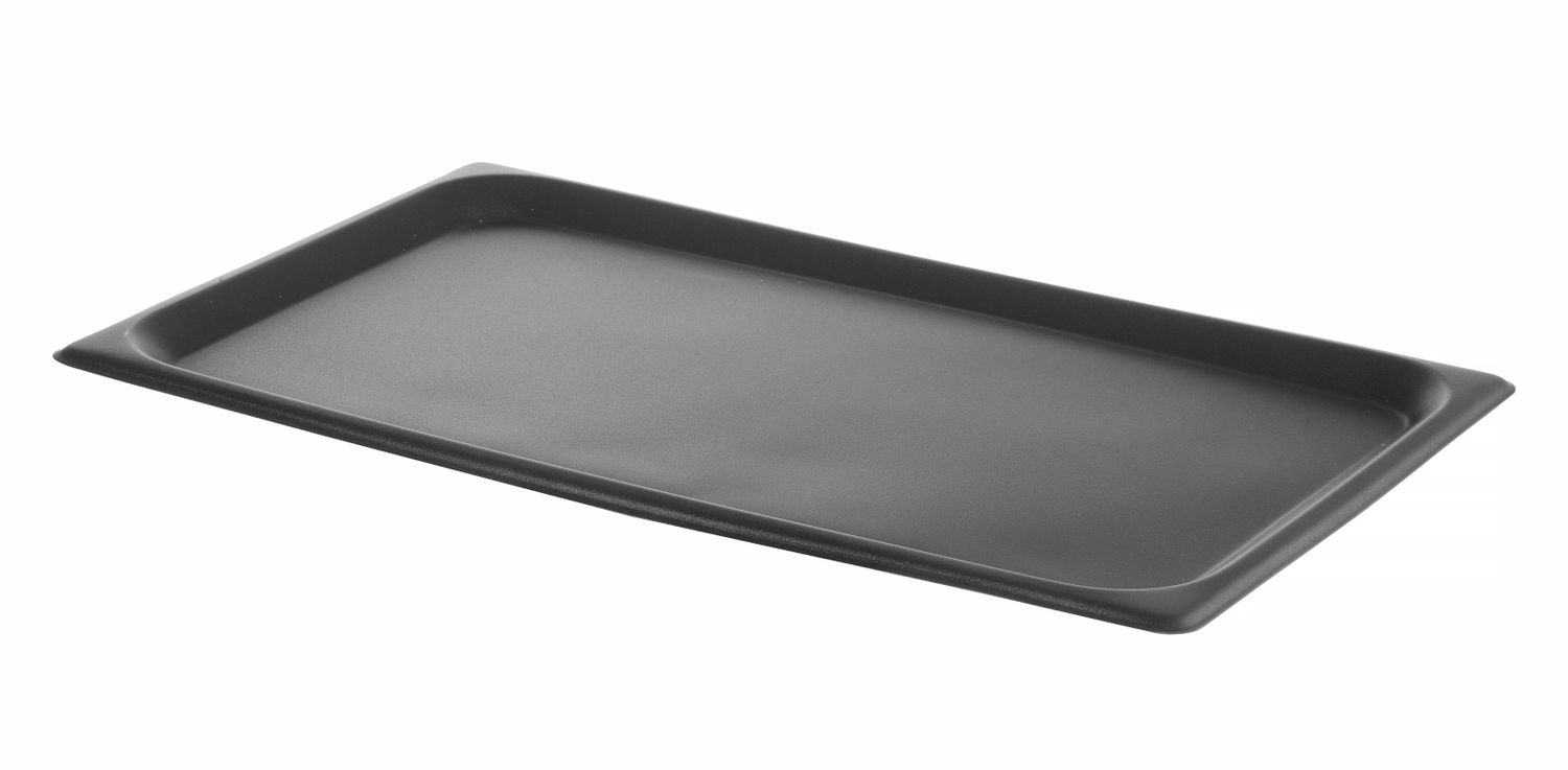 Mittenakkuva kattega ahjuplaat Convectomat roast, HENDI, GN 1/1, Must, 530x325x(H)17mm