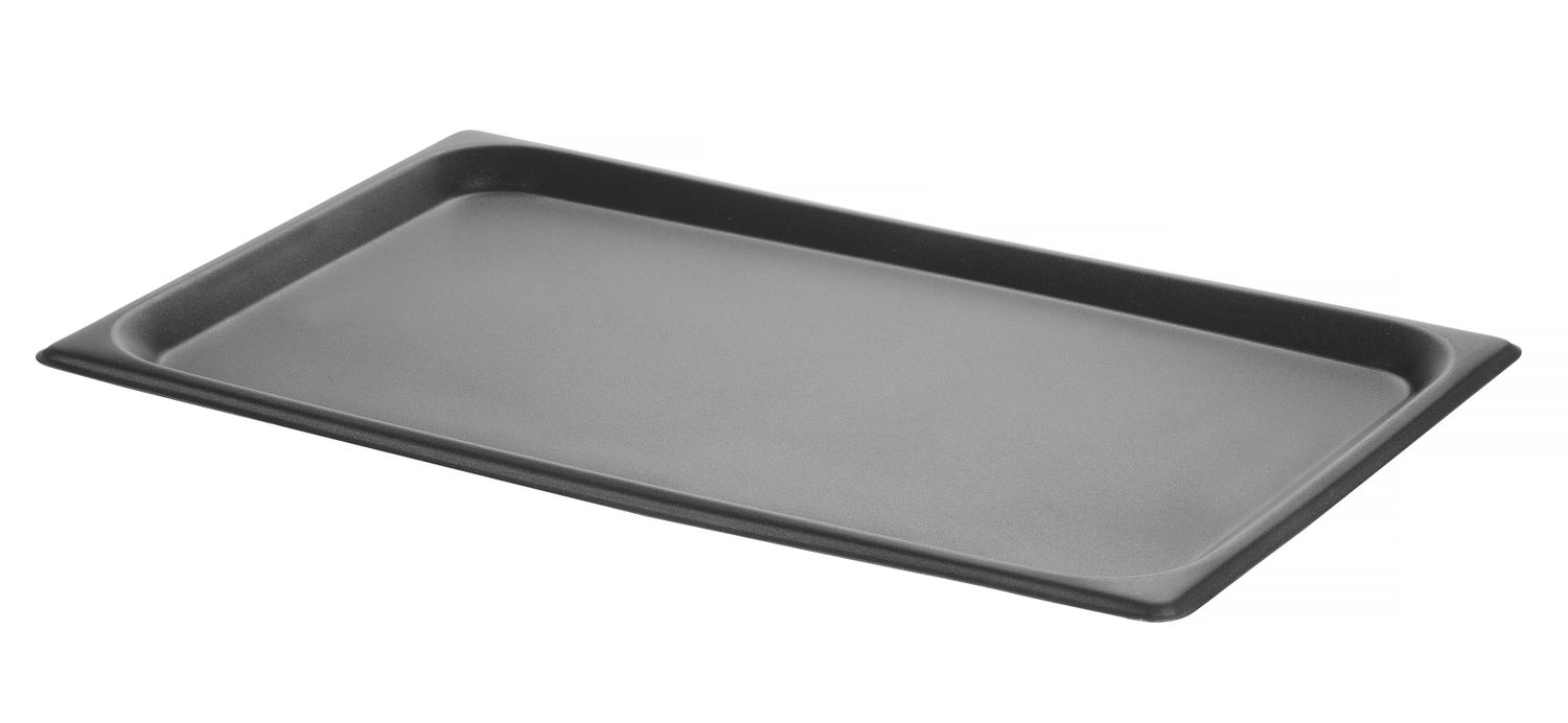 Mittenakkuva kattega ahjuplaat Convectomat roast, HENDI, GN 1/1, Must, 530x325x(H)17mm