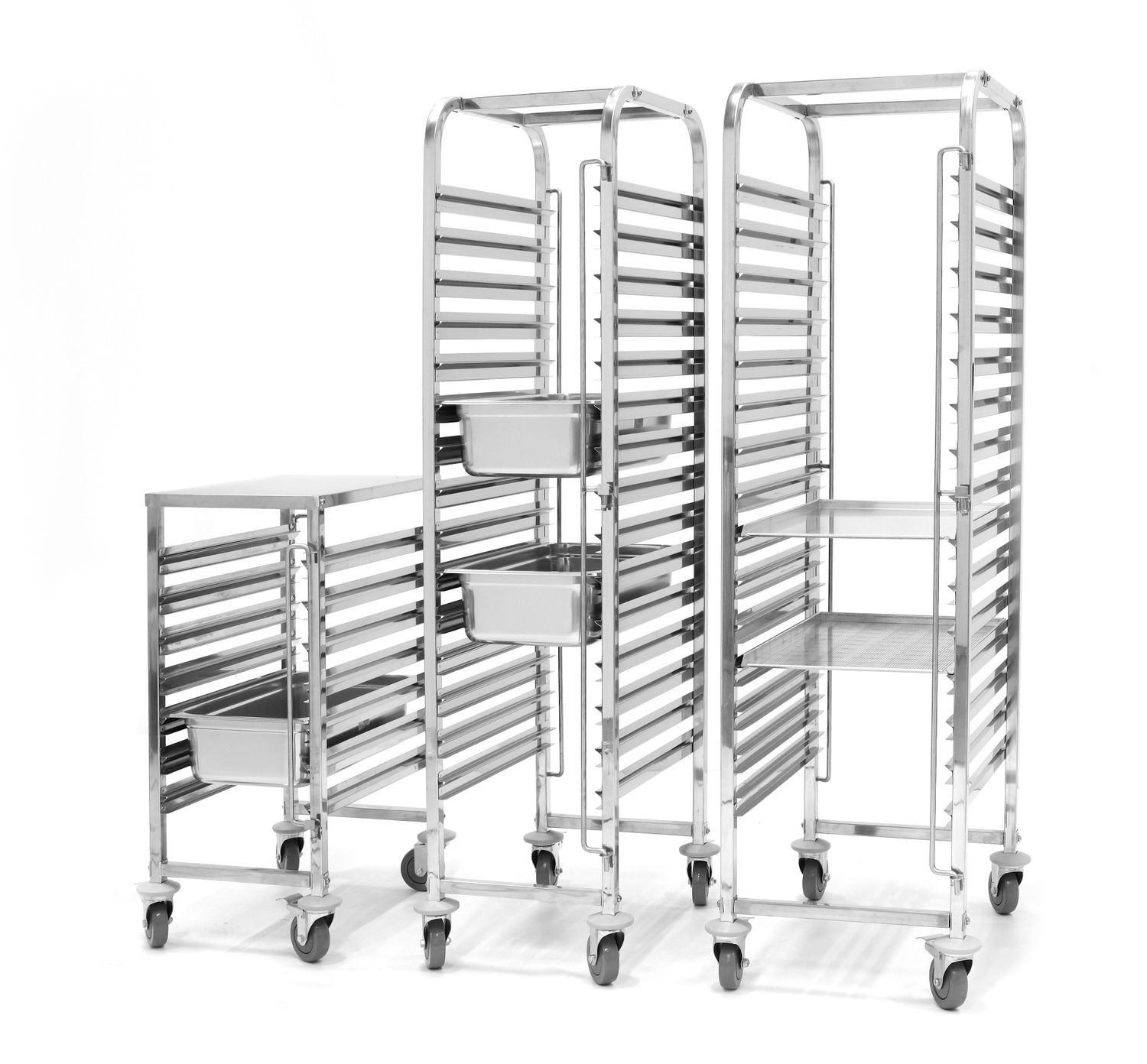 Kandikukäru- 7x GN 1/1, HENDI, Profi Line, 445x615x(H)945mm