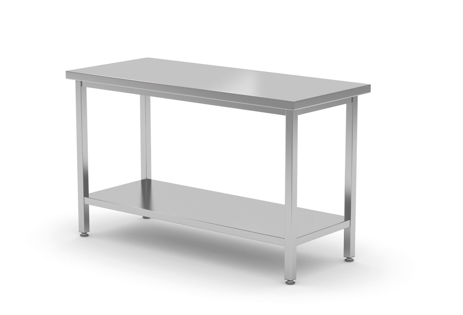 Keskne töölaud - poltidega, HENDI, Profi Line, 1400x700x(H)850mm