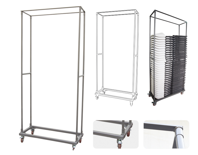 Trolley toolidele, AmerBox, 1140x492x(H)1895mm