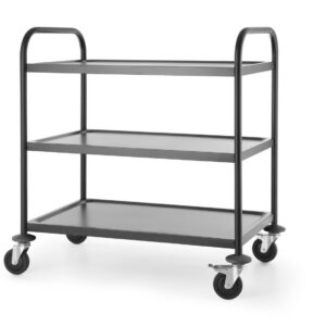 Serveerimiskäru matt must, HENDI, 905x585x(H)945mm