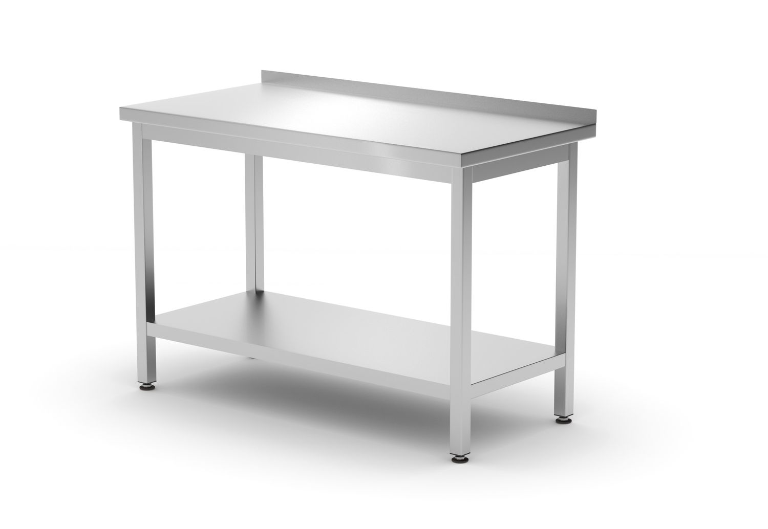 Riiuliga seinalaud - poltidega, sügavus 600 mm, HENDI, Profi Line, 1200x600x850 mm, 1200x600x(H)850mm