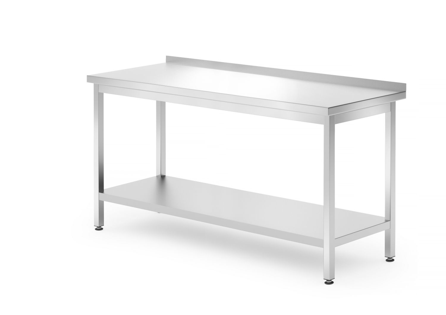Riiuliga seinalaud - poltidega, sügavus 700 mm, HENDI, Profi Line, 1600x700x850 mm, 1600x700x(H)850mm