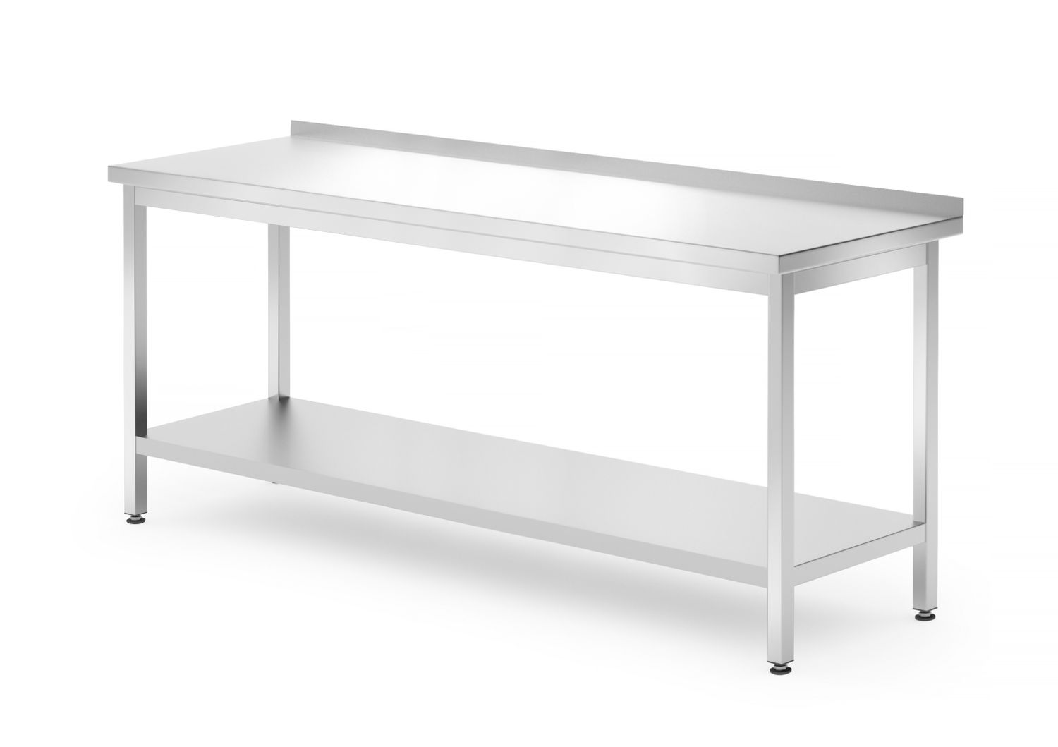 Riiuliga seinalaud - poltidega, sügavus 700 mm, HENDI, Profi Line, 1800x700x850 mm, 1800x700x(H)850mm