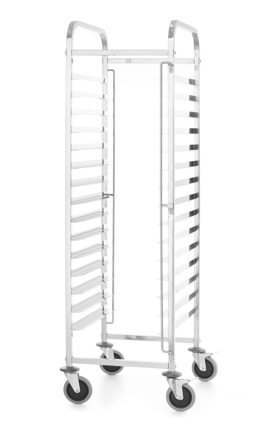 Puhastuskäru , HENDI, Kitchen Line, 15 salve juhikut 600x400, Hõbedane, 470x620x(H)1735mm