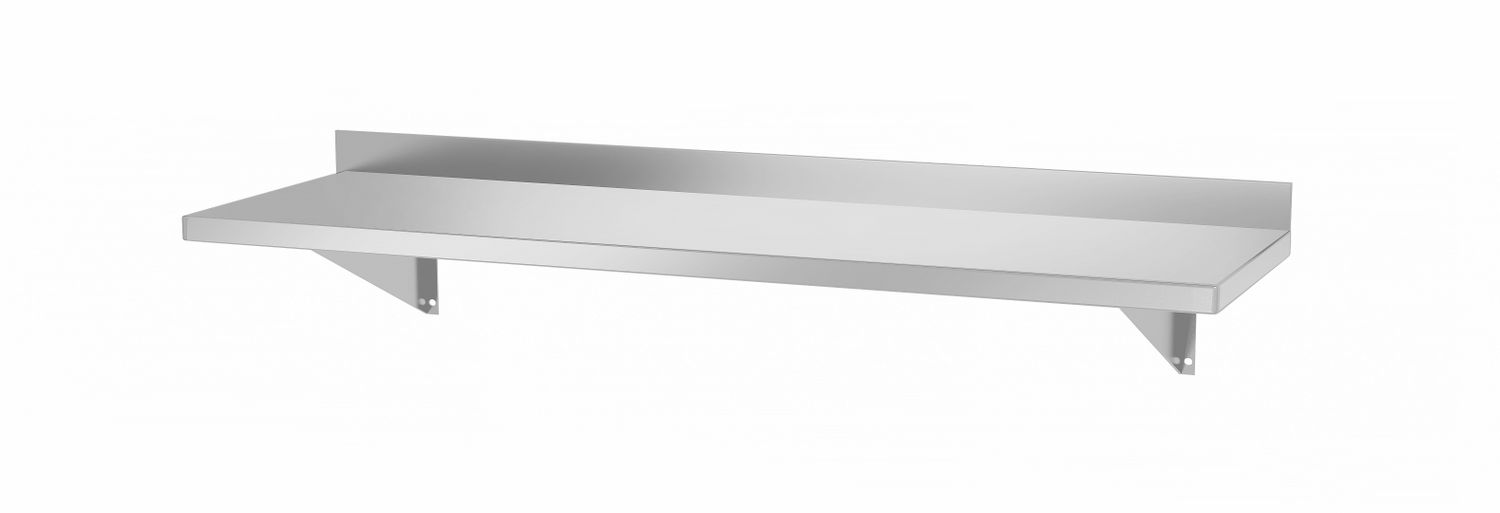 Seina riiul, 2 klambriga, HENDI, 1000x300x250 mm, 1000x300x(H)250mm