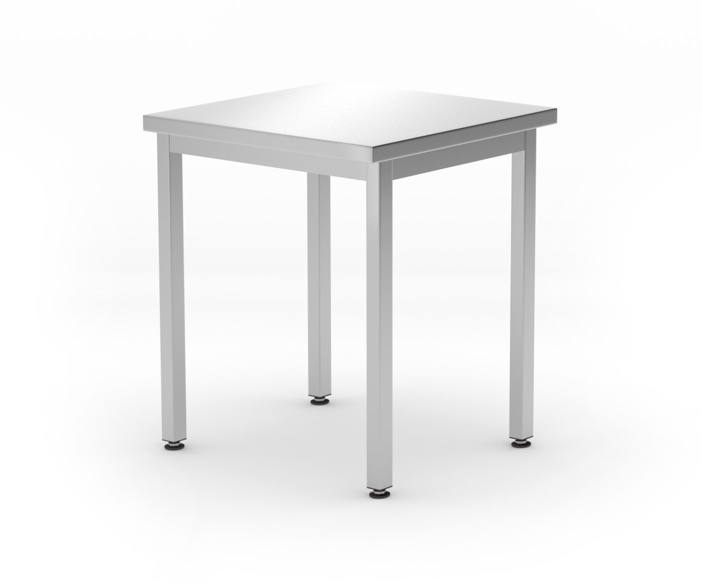 Keskne laud, polditud, HENDI, Kitchen Line, 600x600x(H)850mm