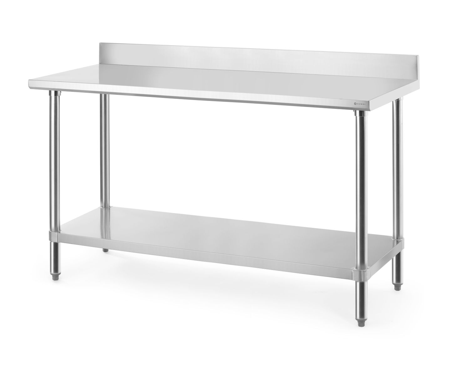 Töölaud koos pritsmekaitsega, HENDI, Budget Line, 1600x600x(H)950mm