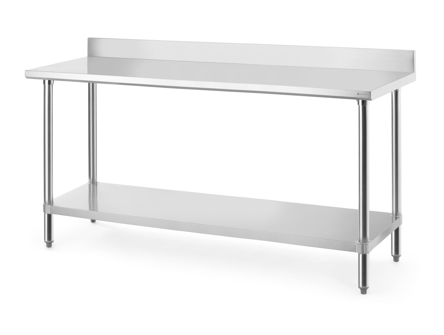Töölaud koos pritsmekaitsega, HENDI, Budget Line, 1800x600x(H)950mm
