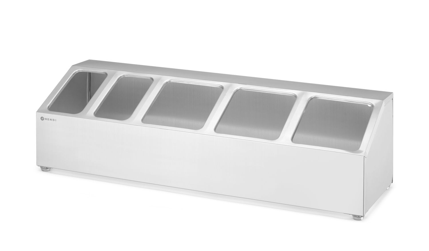 Gastronorm konteinerite hoidik, HENDI, 5 sektsiooni, 745x245x(H)215mm