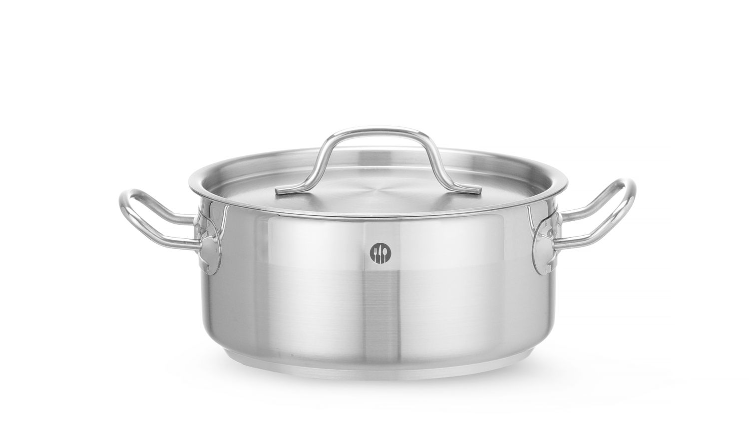 Madal pott – kaanega, HENDI, Profi Line, 2,8L, ⌀200x(H)90mm