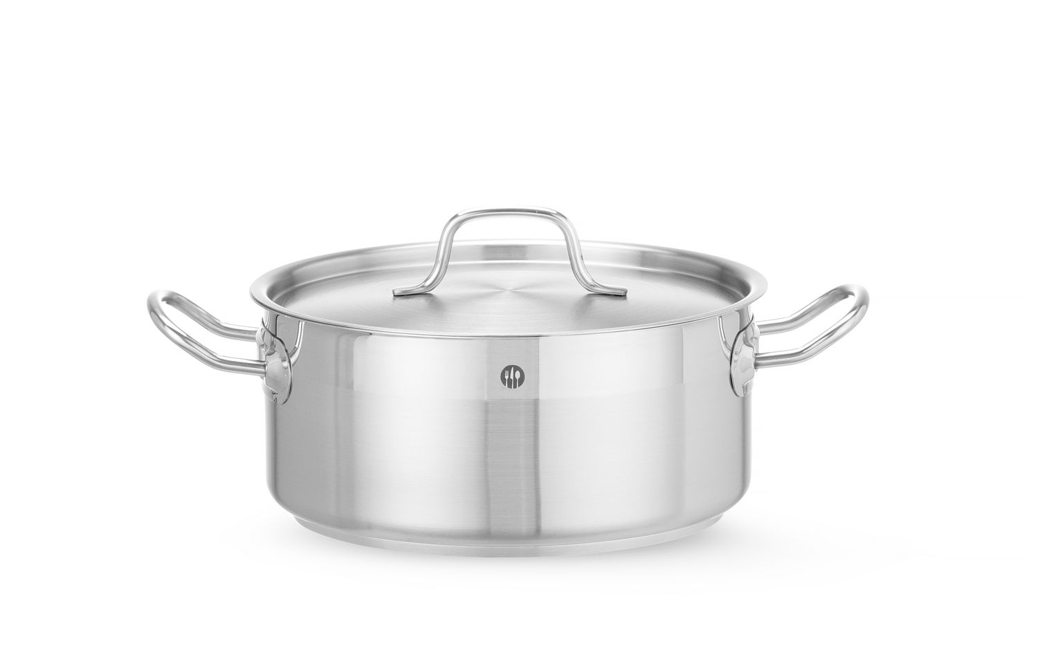 Madal pott – kaanega, HENDI, Profi Line, 4,8L, ⌀240x(H)105mm