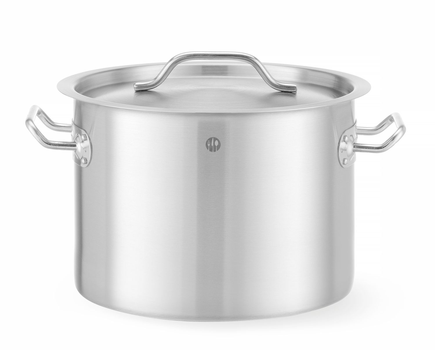 Keskmine pott – kaanega, HENDI, Budget Line, 9L, Hõbedane, ⌀250x(H)180mm