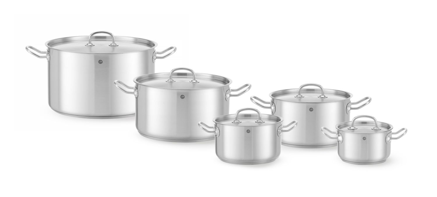 Keskmine pott – kaanega, HENDI, Kitchen Line, 15L, ⌀320x(H)190mm