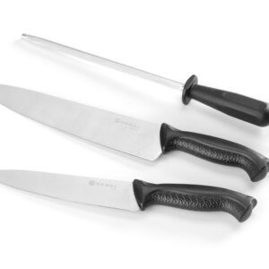 Nugade komplekt, 3-osaline, HENDI, Must, (L)380mm