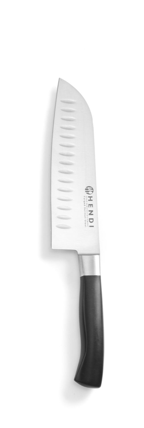 Nuga Santoku, HENDI, Profi Line, Granton-servad, Must, (L)310mm
