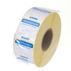 Igapäevased toiduohutuse sildid, mitmeotstarbelised, lihtsalt eemaldatavad, HENDI, 1000 tk. rullis, Sinine, 1000 tk., 25x25mm