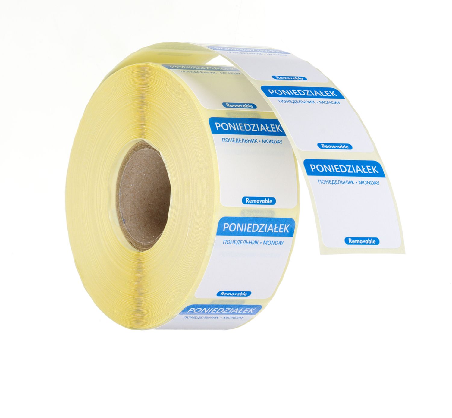 Igapäevased toiduohutuse sildid, mitmeotstarbelised, lihtsalt eemaldatavad, HENDI, 1000 tk. rullis, Sinine, 1000 tk., 25x25mm