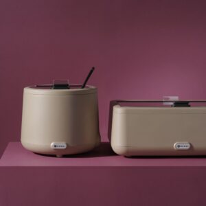 Supikatel UNIQ, HENDI, designed by Robert Bronwasser, 8L, Beež, 230V/500W, ⌀365x(H)325mm