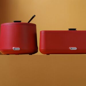 Marmiit UNIQ, HENDI, designed by Robert Bronwasser, GN 1/1, Punane, 230V/700W, 607x402x(H)245mm