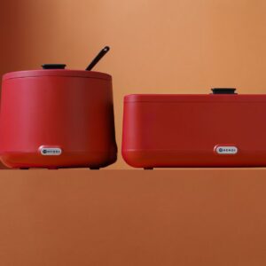 Supikatel UNIQ, HENDI, designed by Robert Bronwasser, 8L, Punane, 230V/500W, ⌀365x(H)325mm