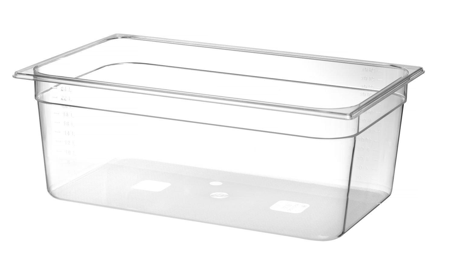 Toiduanum polükarbonaadist GN 1/1 Profi Line, HENDI, Profi Line, GN 1/1, 24L, Läbipaistev, 530x325x(H)200mm