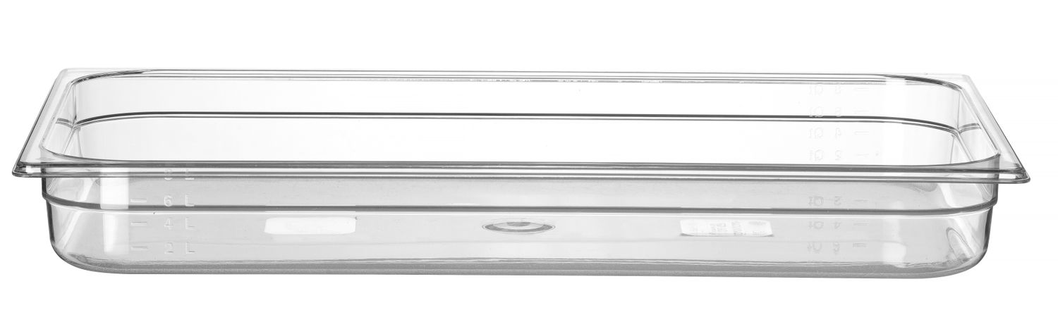 Toiduanum polükarbonaadist GN 1/1 Profi Line, HENDI, Profi Line, GN 1/1, 9L, Läbipaistev, 530x325x(H)65mm