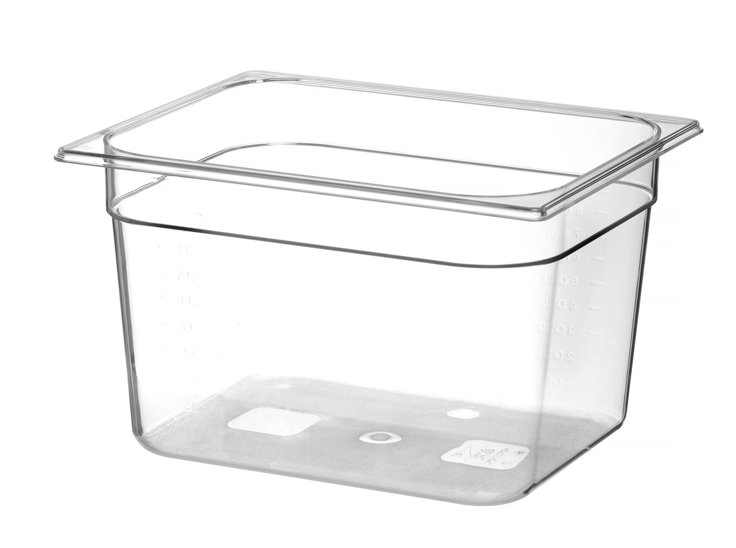 Toiduanum polükarbonaadist GN 1/2 Profi Line, HENDI, Profi Line, GN 1/2, 12,5L, Läbipaistev, 325x265x(H)200mm