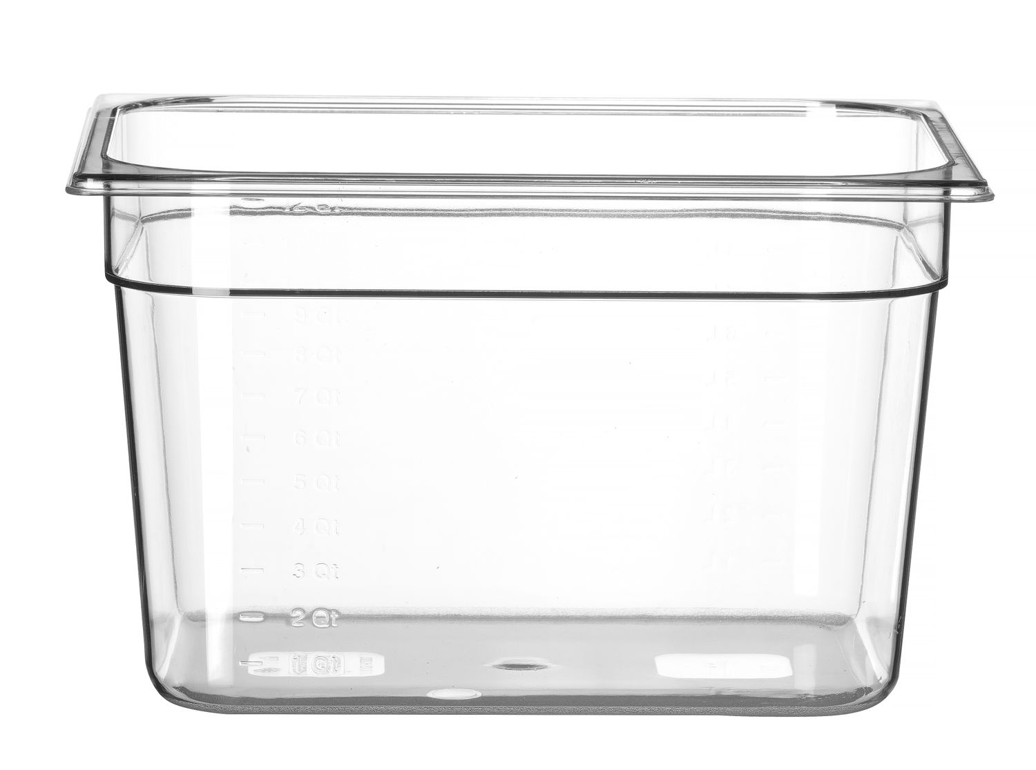 Toiduanum polükarbonaadist GN 1/2 Profi Line, HENDI, Profi Line, GN 1/2, 12,5L, Läbipaistev, 325x265x(H)200mm