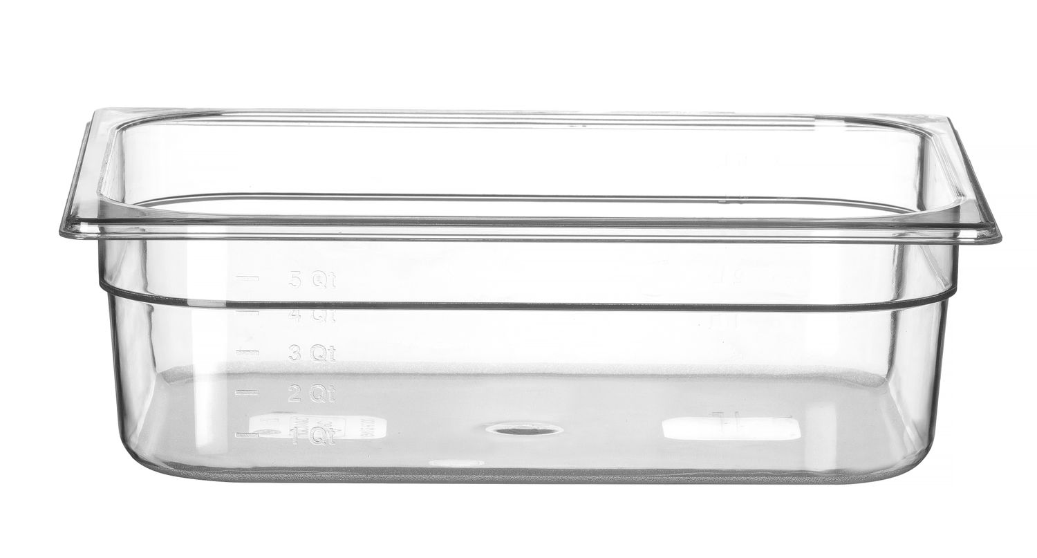 Toiduanum polükarbonaadist GN 1/2 Profi Line, HENDI, Profi Line, GN 1/2, 6,5L, Läbipaistev, 325x265x(H)100mm