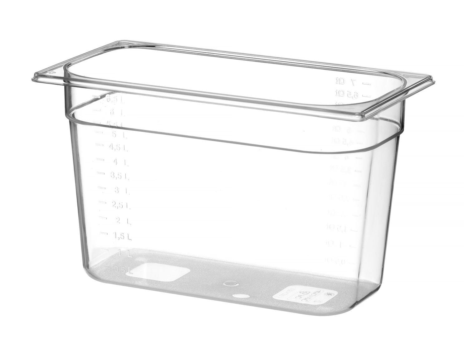 Toiduanum polükarbonaadist GN 1/3 Profi Line, HENDI, Profi Line, GN 1/3, 7,8L, Läbipaistev, 325x176x(H)200mm