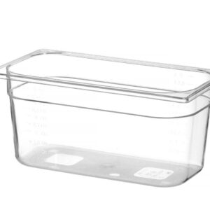 Toiduanum polükarbonaadist GN 1/3 Profi Line, HENDI, Profi Line, GN 1/3, 5,7L, Läbipaistev, 325x176x(H)150mm