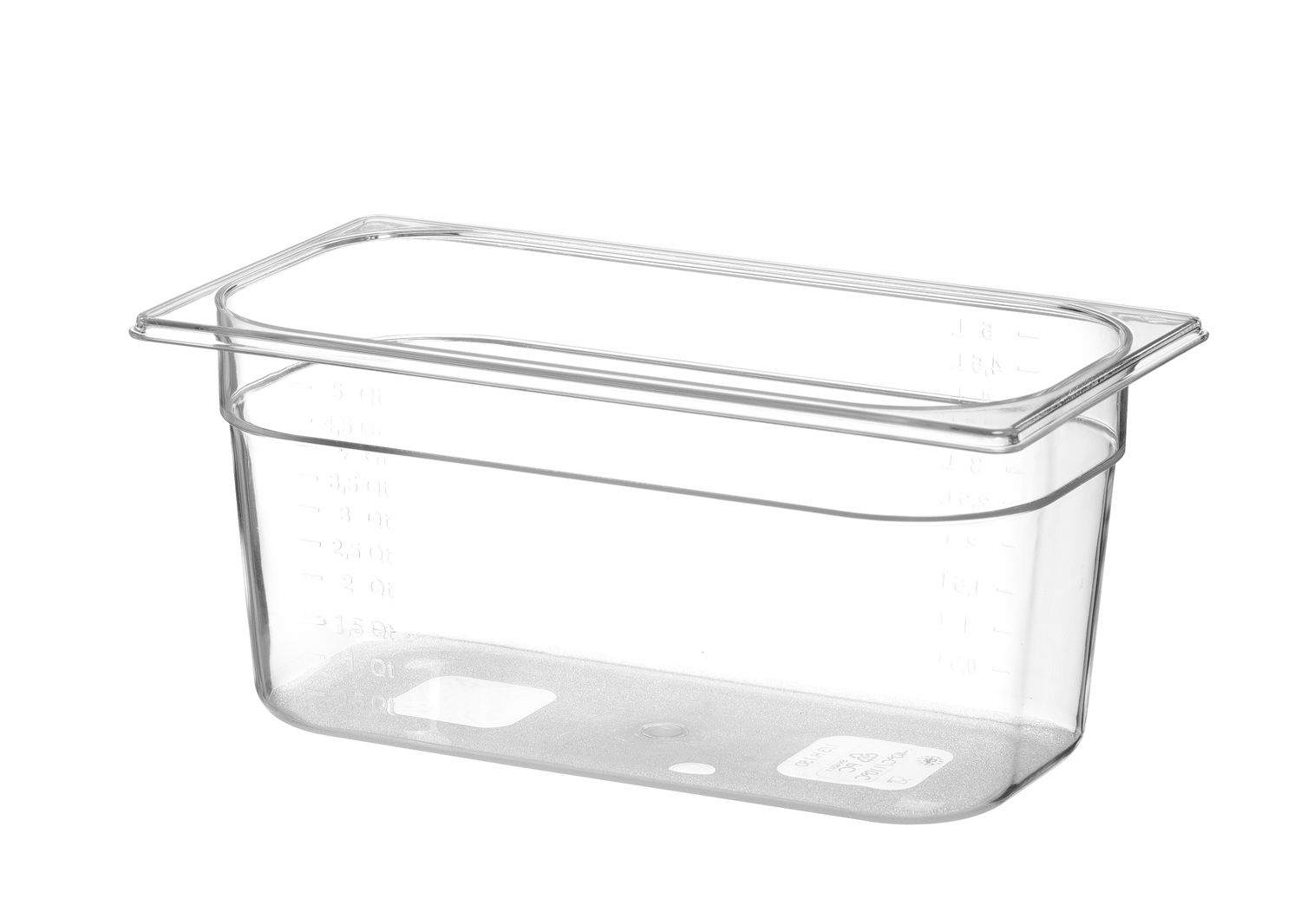Toiduanum polükarbonaadist GN 1/3 Profi Line, HENDI, Profi Line, GN 1/3, 5,7L, Läbipaistev, 325x176x(H)150mm