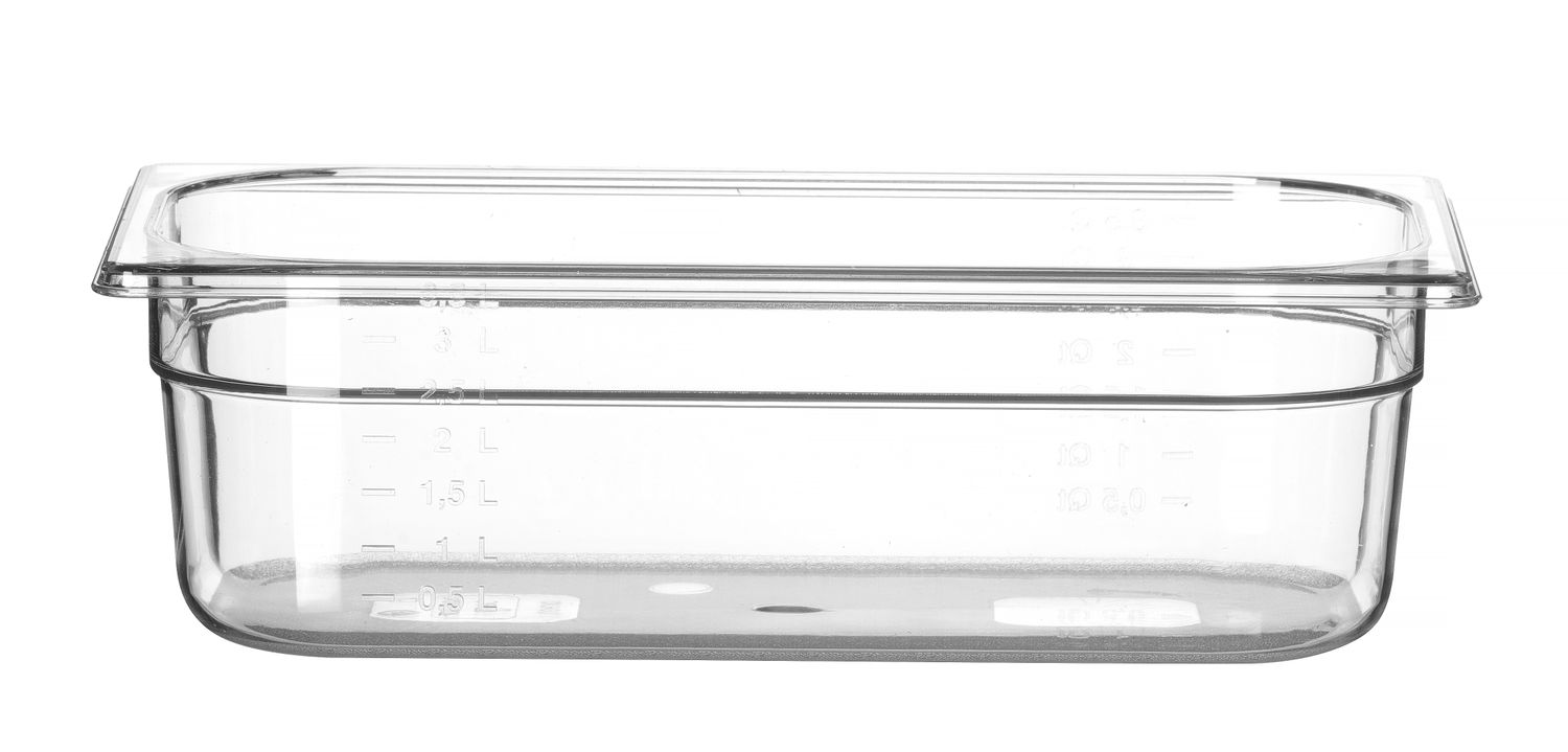 Toiduanum polükarbonaadist GN 1/3 Profi Line, HENDI, Profi Line, GN 1/3, 4L, Läbipaistev, 325x176x(H)100mm