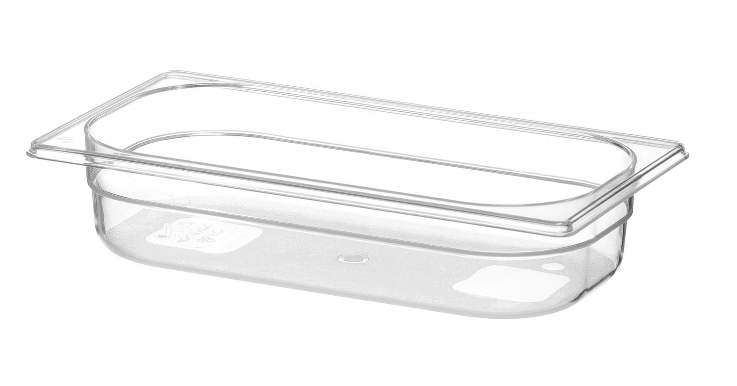 Toiduanum polükarbonaadist GN 1/3 Profi Line, HENDI, Profi Line, GN 1/3, 2,5L, Läbipaistev, 325x176x(H)65mm