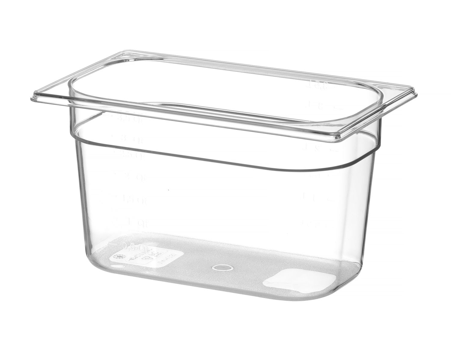 Toiduanum polükarbonaadist GN 1/4 Profi Line, HENDI, Profi Line, GN 1/4, 4L, Läbipaistev, 265x162x(H)150mm