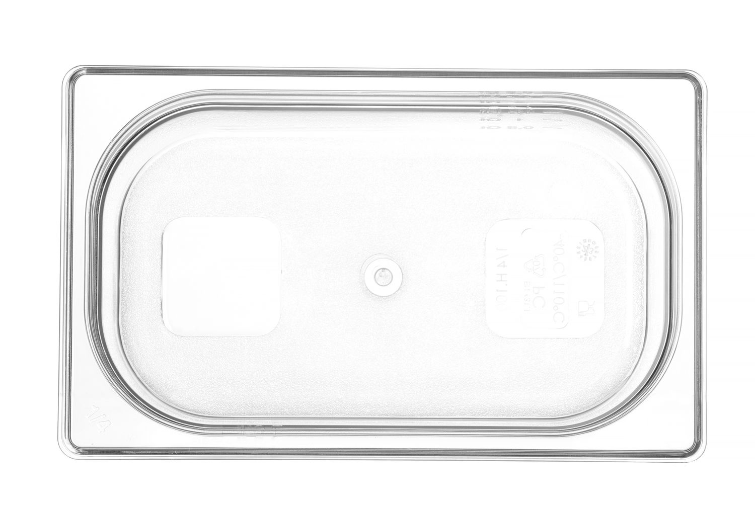 Toiduanum polükarbonaadist GN 1/4 Profi Line, HENDI, Profi Line, GN 1/4, 2,8L, Läbipaistev, 265x162x(H)100mm - Image 3