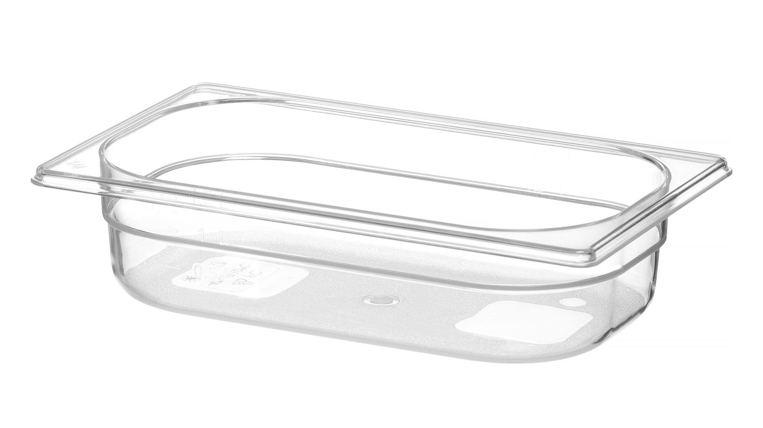 Toiduanum polükarbonaadist GN 1/4 Profi Line, HENDI, Profi Line, GN 1/4, 1,8L, Läbipaistev, 265x162x(H)65mm