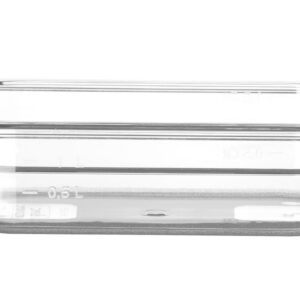 Toiduanum polükarbonaadist GN 1/4 Profi Line, HENDI, Profi Line, GN 1/4, 1,8L, Läbipaistev, 265x162x(H)65mm
