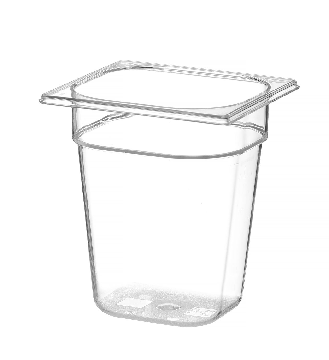 Toiduanum polükarbonaadist GN 1/6 Profi Line, HENDI, Profi Line, GN 1/6, 3,4L, Läbipaistev, 176x162x(H)200mm