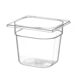 Toiduanum polükarbonaadist GN 1/6 Profi Line, HENDI, Profi Line, GN 1/6, 2,4L, Läbipaistev, 176x162x(H)150mm