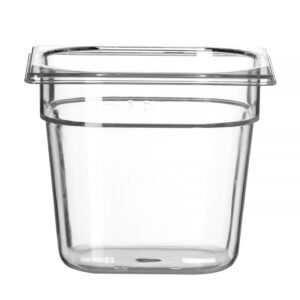 Toiduanum polükarbonaadist GN 1/6 Profi Line, HENDI, Profi Line, GN 1/6, 2,4L, Läbipaistev, 176x162x(H)150mm