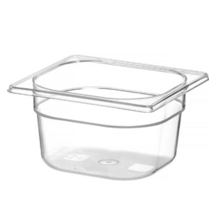 Toiduanum polükarbonaadist GN 1/6 Profi Line, HENDI, Profi Line, GN 1/6, 1,6L, Läbipaistev, 176x162x(H)100mm