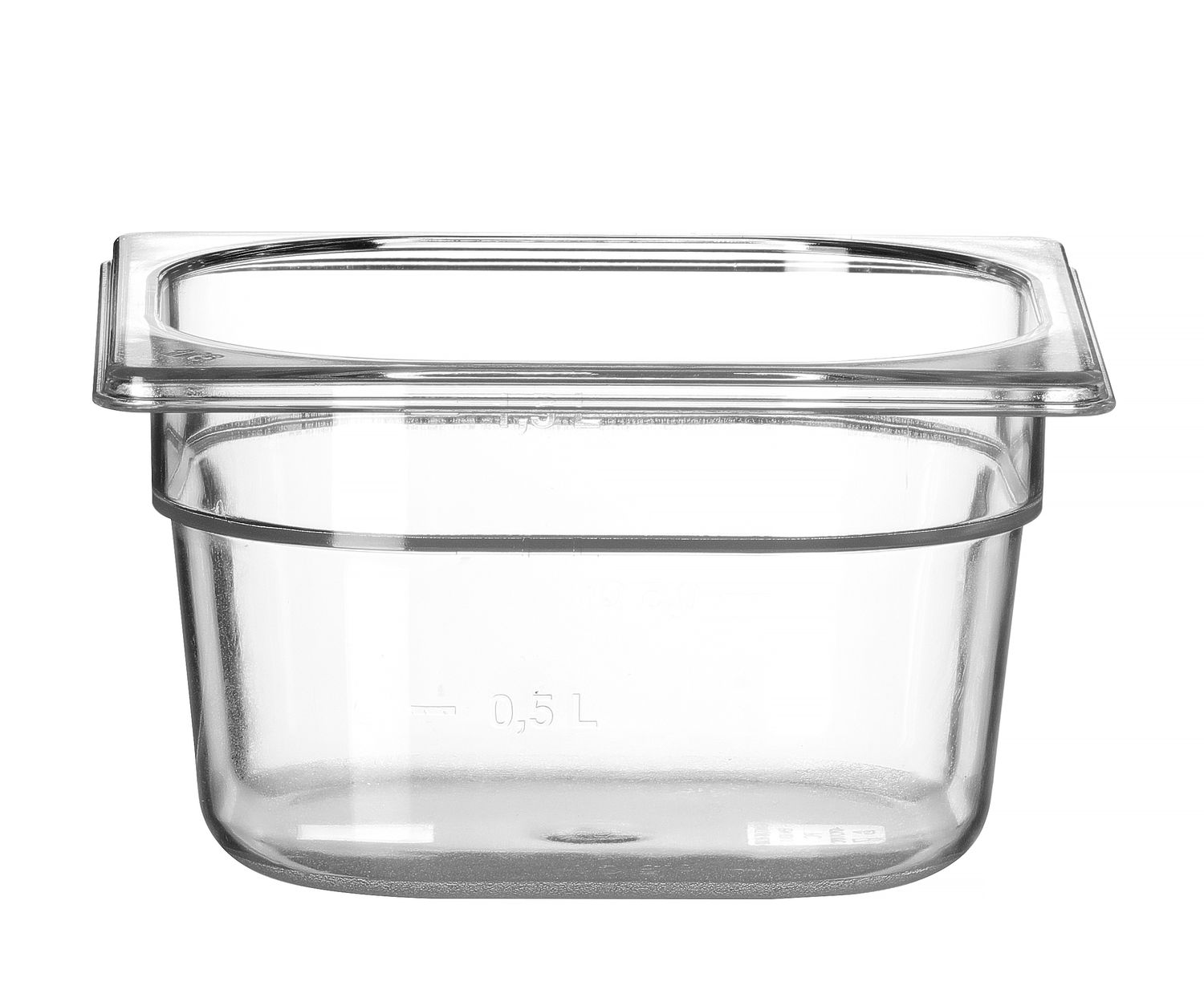 Toiduanum polükarbonaadist GN 1/6 Profi Line, HENDI, Profi Line, GN 1/6, 1,6L, Läbipaistev, 176x162x(H)100mm